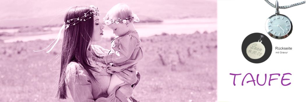 Taufe-Schmuck und Geschenke zur Taufe